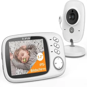 Boifun 3.2 Inch Digital LCD Screen Wireless Baby Monitor with Camera